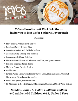 Father&#039;s Day Brunch Menu 2024